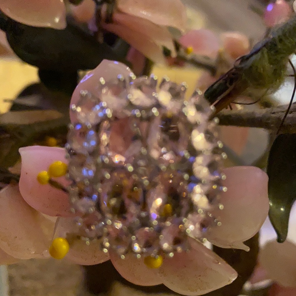 Vintage 925 Pink Kunizite Ring